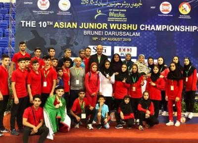 ووشو قهرمانی جوانان آسیا، جوانان ایران نایب قهرمان آسیا شدند