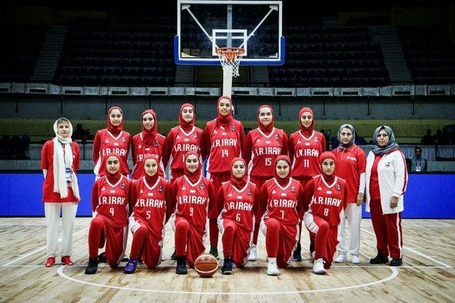آمار دختران جوان بسکتبالیست ایران برابر هند