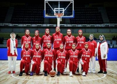 آمار دختران جوان بسکتبالیست ایران برابر هند