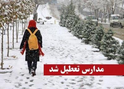 بعضی از مدارس جنوب استان اردبیل روز سه شنبه تعطیل است