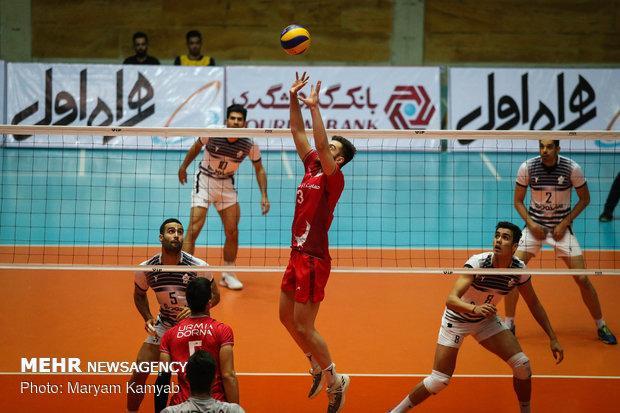 پیروزی تیم والیبال پیغام خراسان مقابل شهرداری ارومیه در مشهد