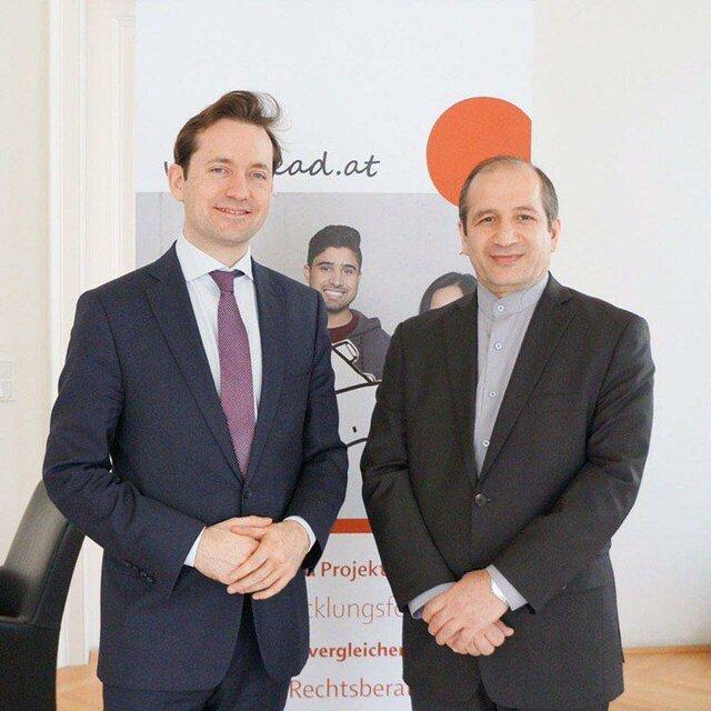 دیدار سفیر ایران با رییس موسسه همکاری های دانشگاهی بین المللی اتریش