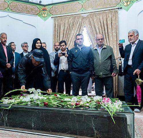 برگزاری مراسم گرامیداشت روز عطار در نیشابور با پیغام دکتر مونسان ، مقبره عطار گلباران شد