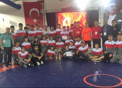 کشتی بین المللی نوجوانان جام پیروزی ترکیه؛ تیم آزاد قهرمان و تیم فرنگی نایب قهرمان شد