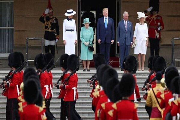 ترامپ با ملکه الیزابت دیدار کرد، اعتراضات به سفر دونالد به انگلیس