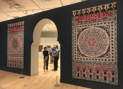 خبرنگاران نمایش هنر اسلامی در موزه هنر فیلبروک آمریکا