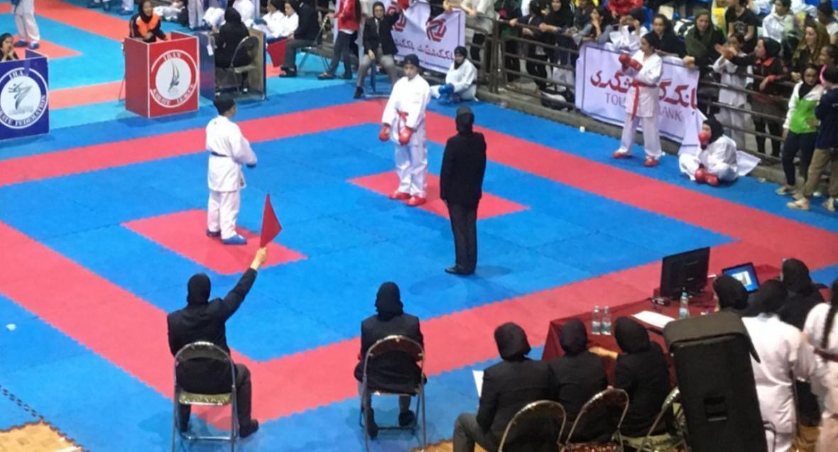 درخشش دختران کرمانی در لیگ کاراته وان ایران