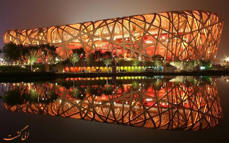 ورزشگاه ملی چین، جاذبه ای شبیه به لانه پرنده!