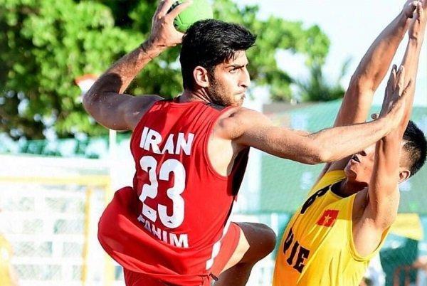 تیم ملی هندبال ساحلی ایران برای قهرمانی در آسیا می جنگد