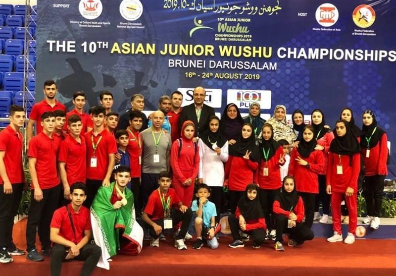 ووشو قهرمانی جوانان آسیا، جوانان ایران نایب قهرمان آسیا شدند
