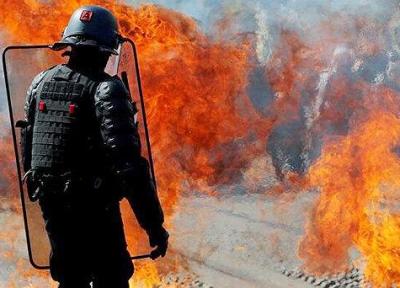 اعتراضات جلیقه زردها در فرانسه بار دیگر به خشونت کشیده شد