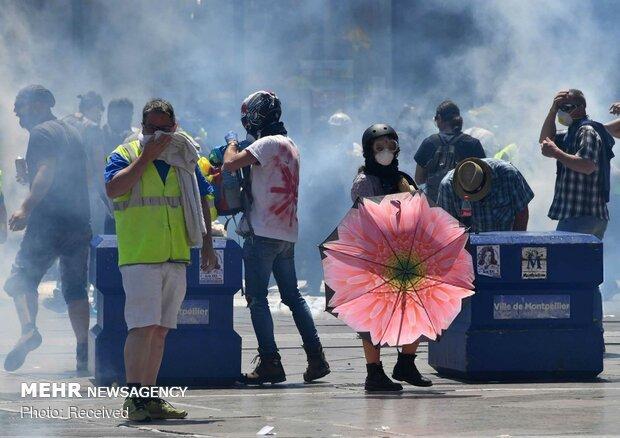 تأثیر حمله به تاسیسات آرامکو بر اعتراضات جلیقه زردها در فرانسه