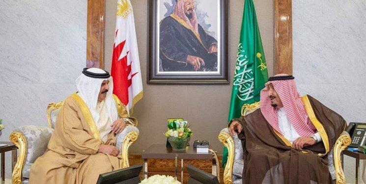 دیدار پادشاه بحرین با ملک سلمان با موضوع حمله آرامکو