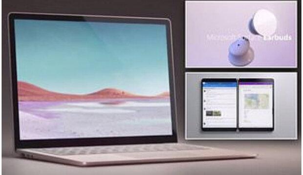 محصولات جدید مایکروسافت رونمایی شد، لپ تاپ 3 و نوت بوک 2نمایشگره