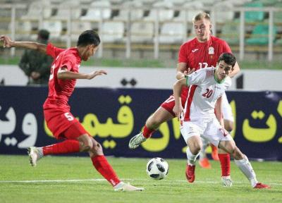 صدرنشینی قاطع جوانان ایران در مقدماتی آسیا ، ایران 4 - نپال صفر