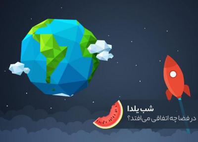 شب یلدا در فضا چه اتفاقی می افتد؟