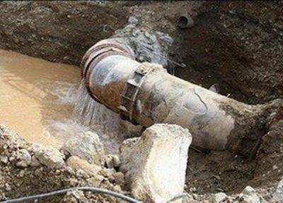 فرسودگی شبکه آب شرب روستایی موجب نشست معابر می گردد