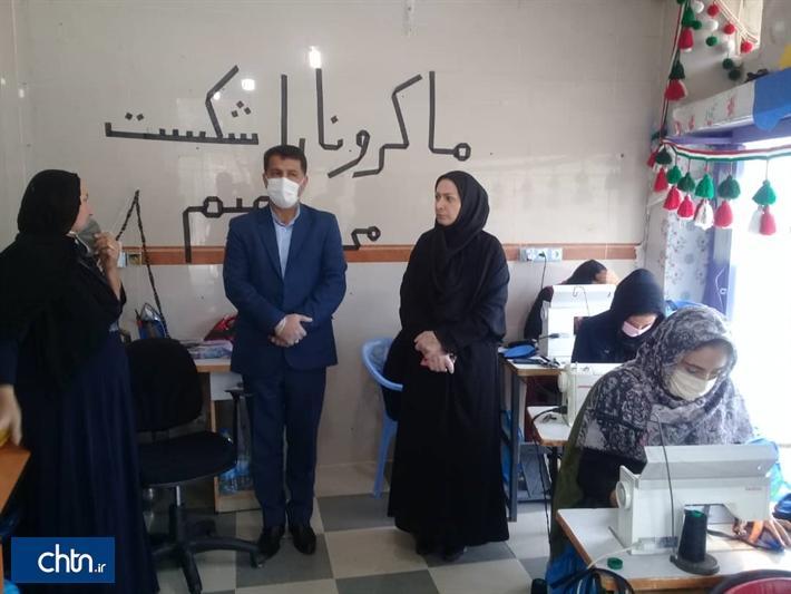 تولید 5هزار ماسک در کارگاه های صنایع دستی کهگیلویه و بویراحمد فراوری 5هزار ماسک در کارگاه های صنایع دستی کهگیلویه و بویراحمد
