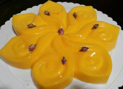 طرز تهیه موس زعفران