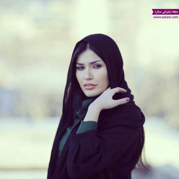عکس شیوا طاهری با شعری از فروغ فرخزاد