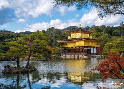 کینکاکوجی یا معبد طلایی کیوتو از جاذبه های گردشگری مهم ژاپن، عکس