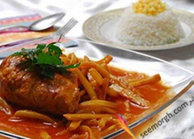 خورش کنگر را با یک دستور کاملا متفاوت و خوش طعم درست کنید!