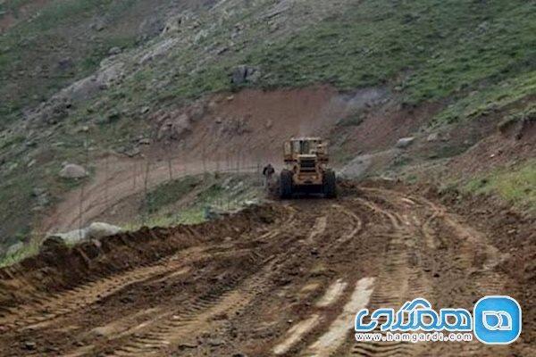 زخم لودرها بر تن الوند زخم لودرها بر تن الوند