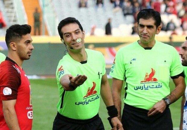 قضاوت داور قمی در لیگ برتر فوتبال