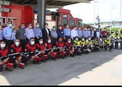 برگزاری آیین بزرگداشت روز آتش نشانی در پتروشیمی کارون