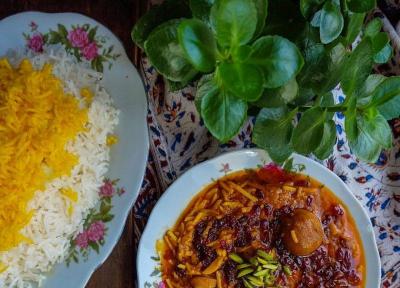 طرز تهیه خورشت خلال کرمانشاهی