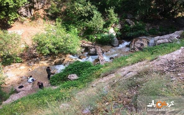 آبشار شاهان دشت آمل؛پاتوق گردشگران تهرانی