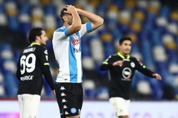 ناپولی در خانه خود از حریف قعرنشین و 10 نفره اش کامبک خورد!