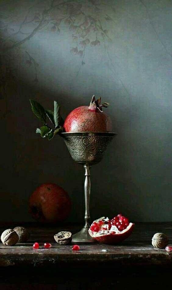 مدل های جذاب تزیین ساده انار شب یلدا مدل های جذاب تزیین ساده انار شب یلدا