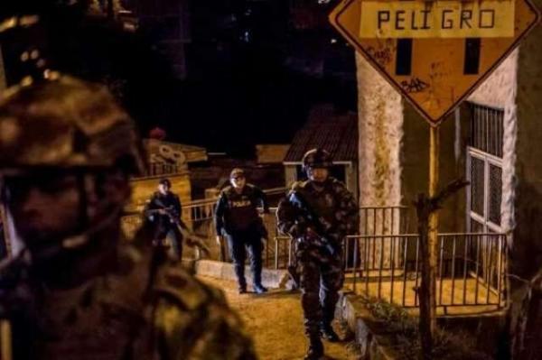 اعزام گسترده نیرو های پلیس به بوگوتا برای مقابله با حمله احتمالی شورشیان ارتش آزادیبخش ملی