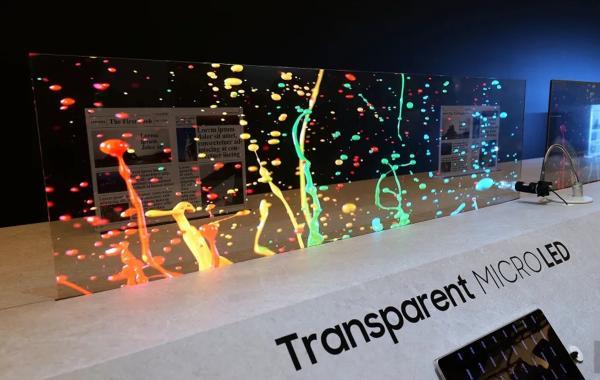 سامسونگ اولین نمایشگر شفاف microLED دنیا را معرفی کرد