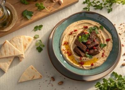 طرز تهیه حمص با گوشت؛ پیش غذای عربی خوش طعم و مقوی